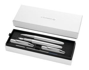 Writing instrument set R P36 Jazz Noble Elegance Silver in G25 case G25 Etui Jazz NE FH RO Silber PIM MAM web