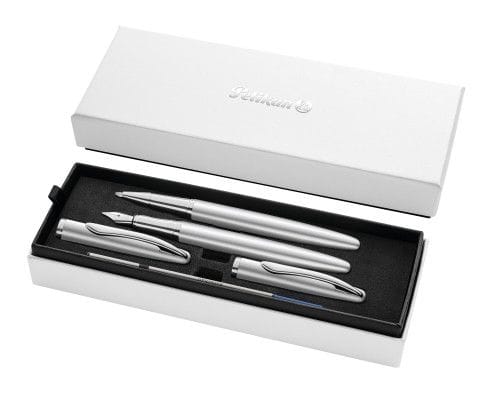 Writing instrument set R P36 Jazz Noble Elegance Silver in G25 case G25 Etui Jazz NE FH RO Silber PIM MAM web