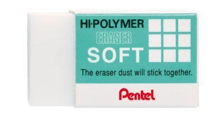 Γόμα HiPolymer Soft Pentel Μεσαία