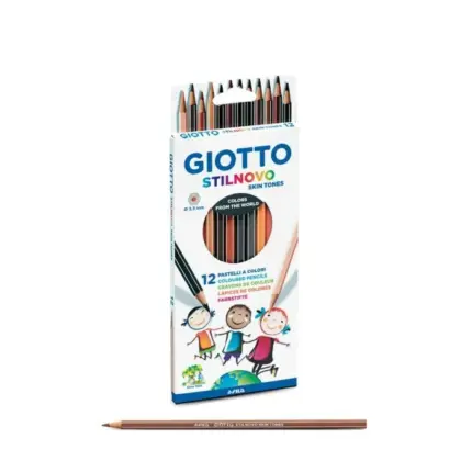 Ξυλομπογιές Giotto Stilnovo Skin Tones 12τμχ