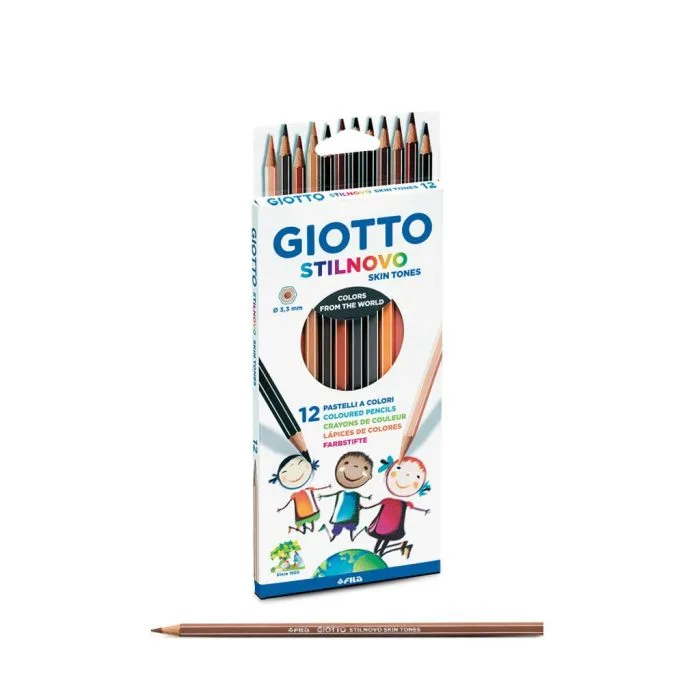 025740000-700x700.jpg Ξυλομπογιές Giotto Stilnovo Skin Tones 12τμχ - Image 1