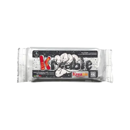 TOY COLOR ΠΗΛΟΣ AIR DRY ΜΕ GLITTER 500gr KREABLE 0608 ΜΑΥΡΟΣ