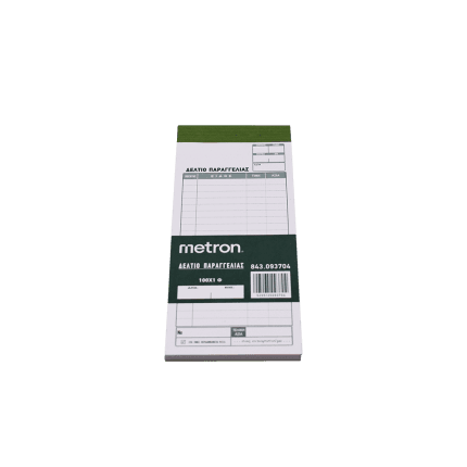 METRON ΔΕΛΤ.ΠΑΡΑΓΓ.ΕΣΤ. 100x1 8x17cm 093704