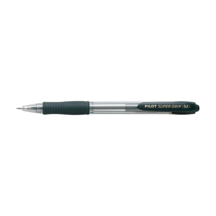 PILOT ΣΤΥΛΟ SUPER GRIP MEDIUM ΜΑΥΡΟ 12Τ. - Image 1