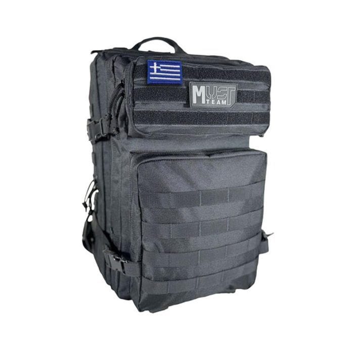 Τσάντα Πλάτης Must Team Military Μαύρη - Image 1