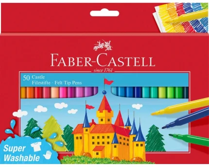 Faber Castell Μαρκαδόροι 50χρώμ.