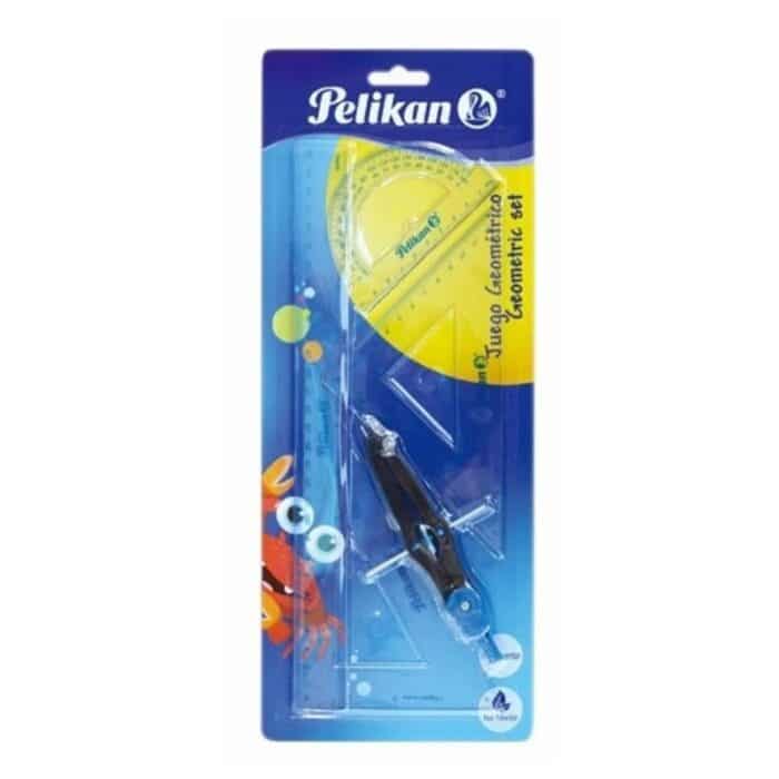 ΣΕΤ ΓΕΩΜΕΤΡΙΑΣ GEO1S/B/5ΤΕΜ PELIKAN (700252) - Image 1