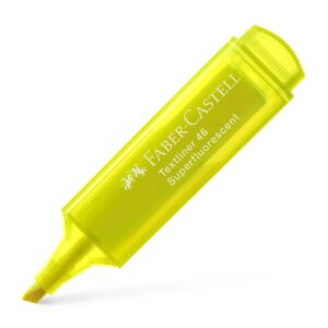 Μαρκαδόρος Υπογράμμισης Faber Castell 1546 Fluo Κίτρινος