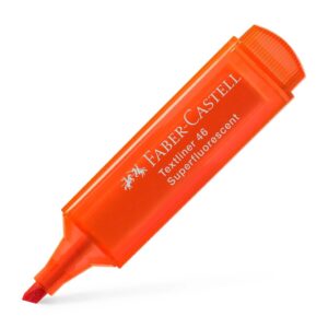 Μαρκαδόρος Υπογράμμισης Faber Castell 1546 Fluo Πορτοκαλί