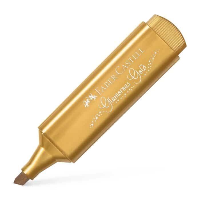 Μαρκαδόρος Υπογράμμισης Faber Castell 1546 Glamorous Gold - Image 1