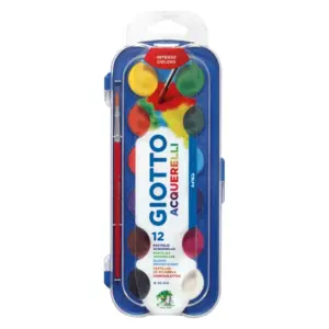 Giotto Νερομπογιά 12 Χρώματα 000351200