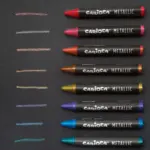 Κηρομπογιές Κραγιόν Metallic 8τεμ Carioca - Image 2