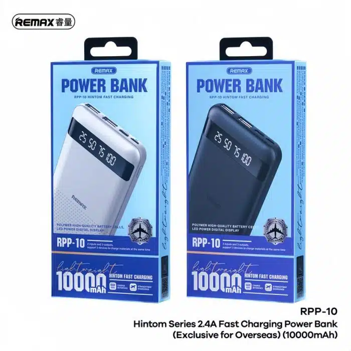 RPP-10A-10000mAh-1000x1000-1-700x700.jpg Mobile Power Bank RPP-10A 10000mAh - Image 1